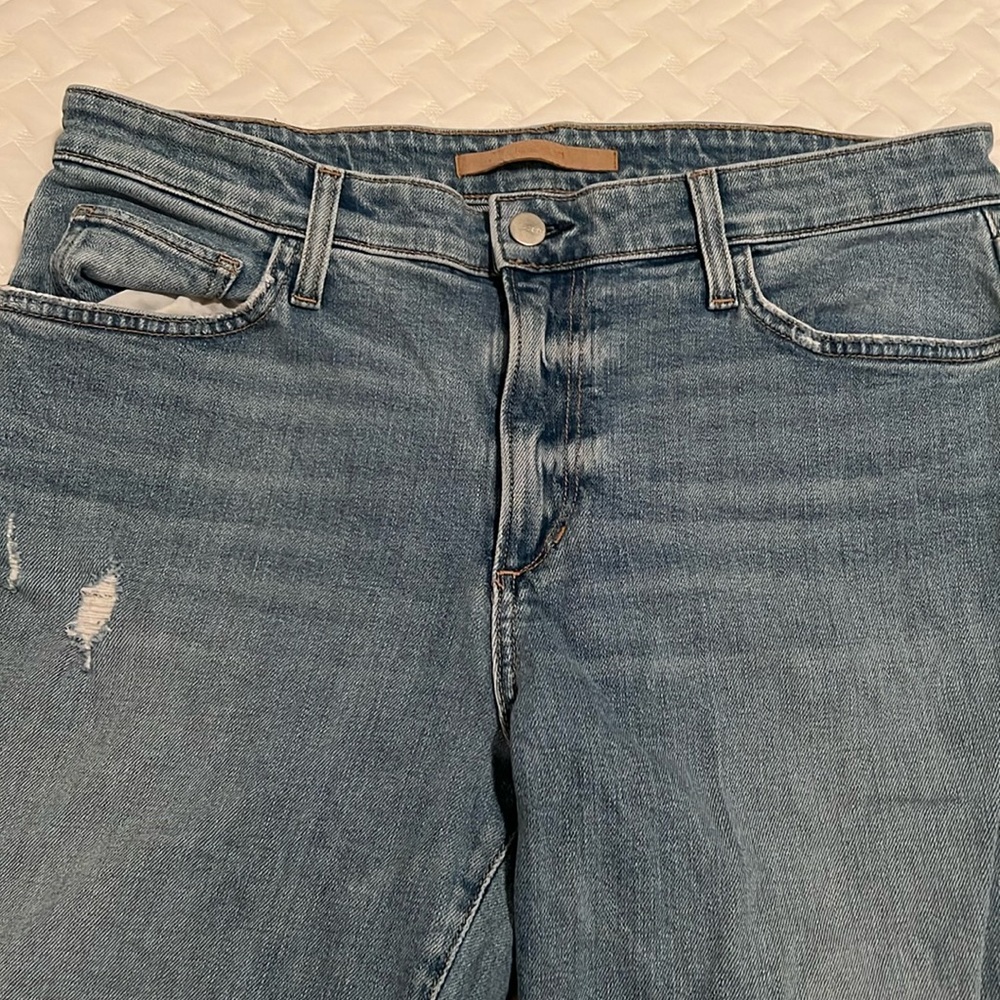 Joe’s Jeans The Niki Mid Rise Boyfriend Distressed Jeans